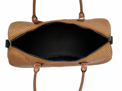 Rattan travel handbag big size