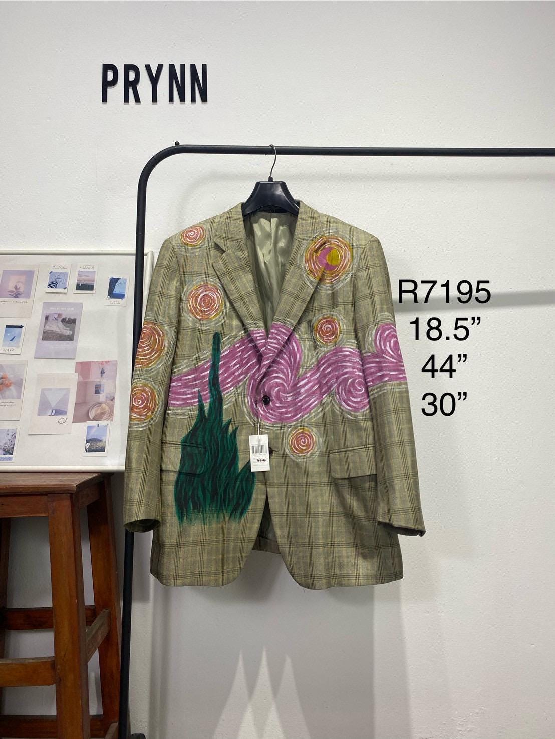 Reworked Blazer Hand Painted : Starry Night