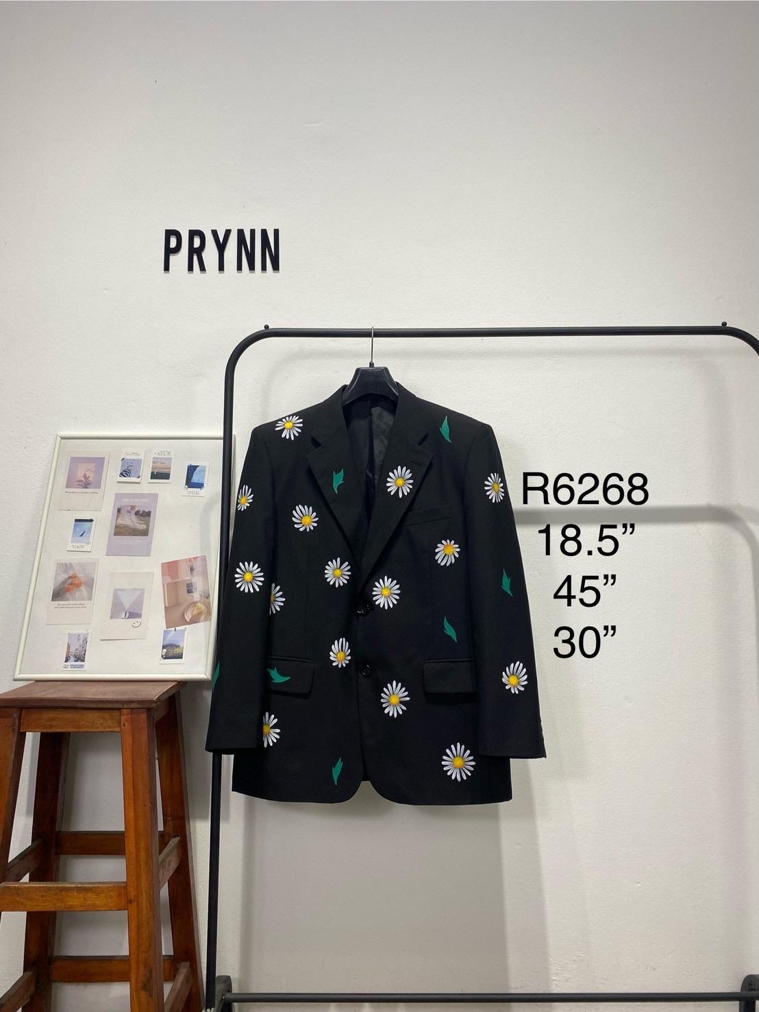 Reworked Blazer Hand Painted : Daisy World