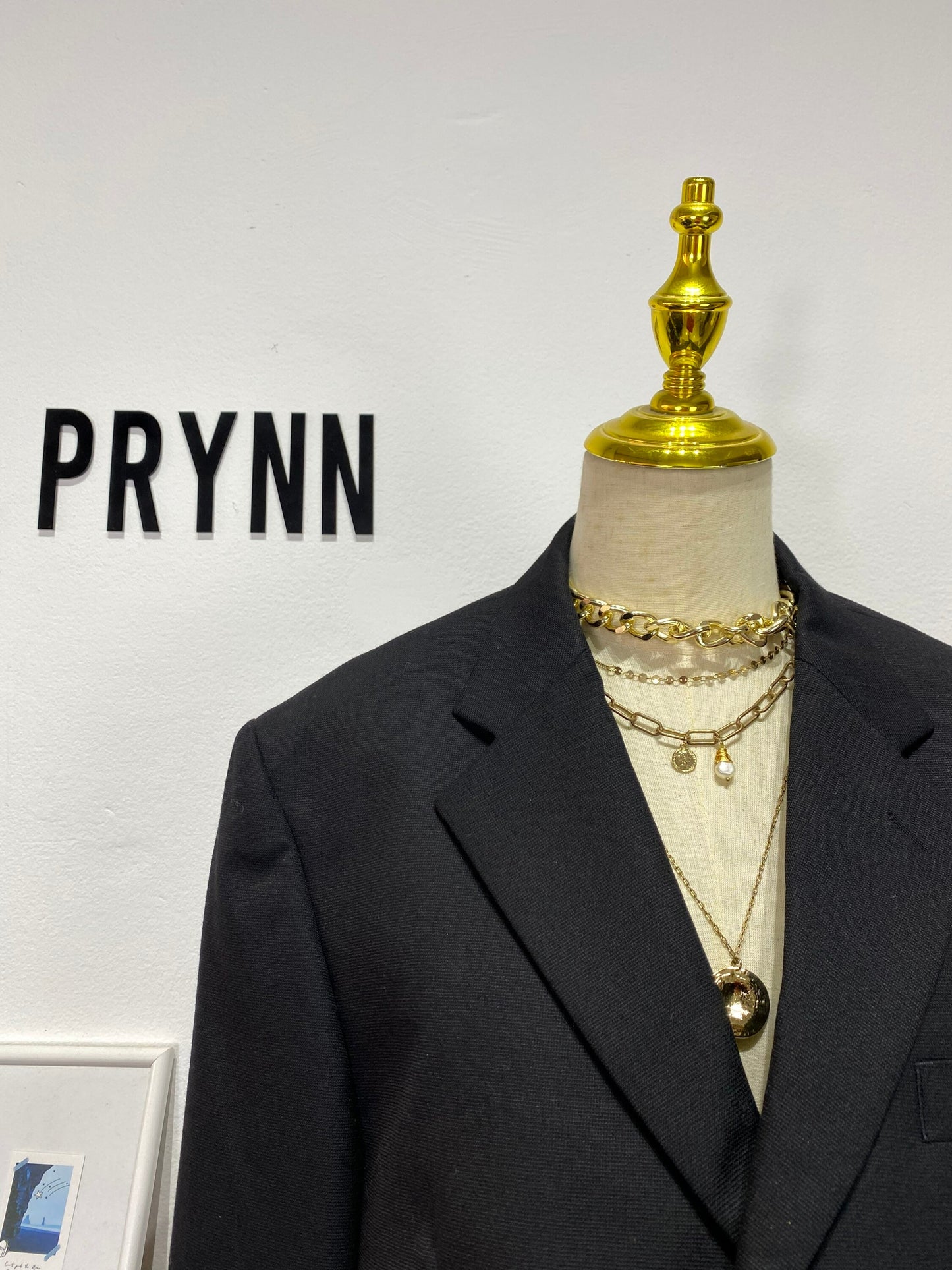 Reworked long sleeve blazer set, cropped blazer set skirt.