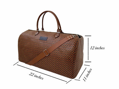 Rattan travel handbag big size