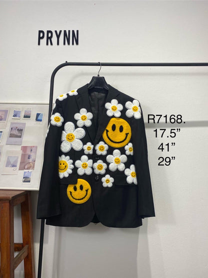 Reworked Blazer Hand Sewed : Daisy Smile
