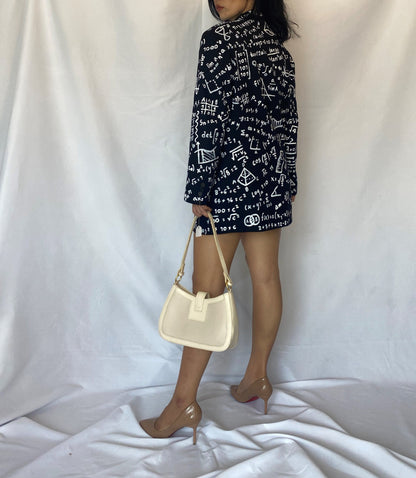 Unique hand painted blazer. Reworked oversized blazer