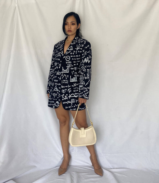 Unique hand painted blazer. Reworked oversized blazer